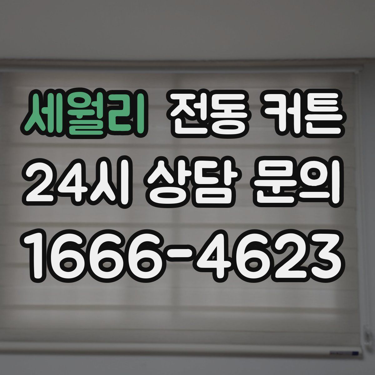 세월리 전동 커튼