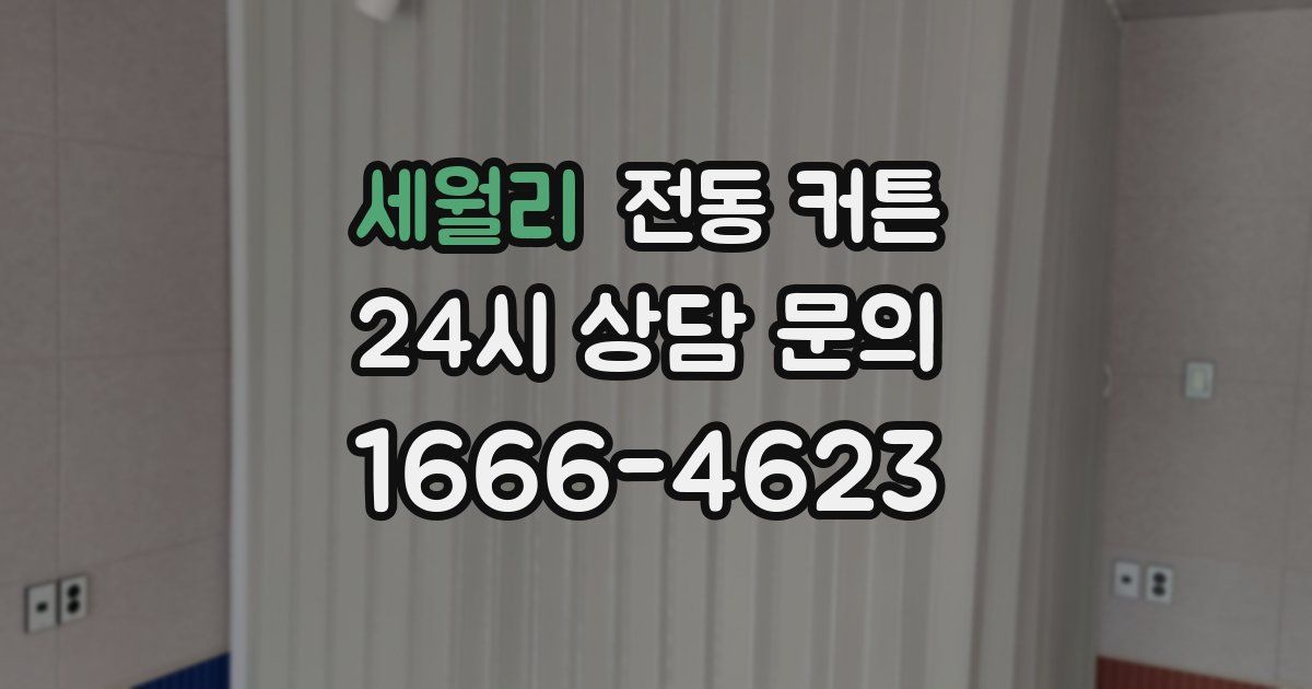 세월리 전동 커튼