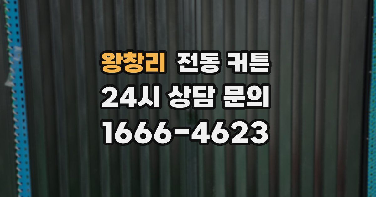 왕창리 전동 커튼