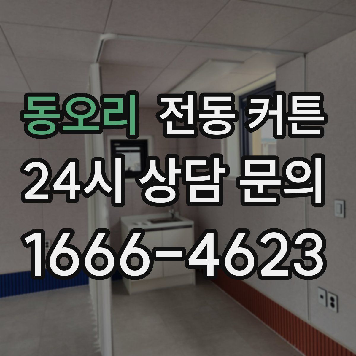 동오리 전동 커튼