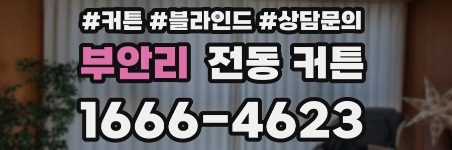 부안리 전동 커튼