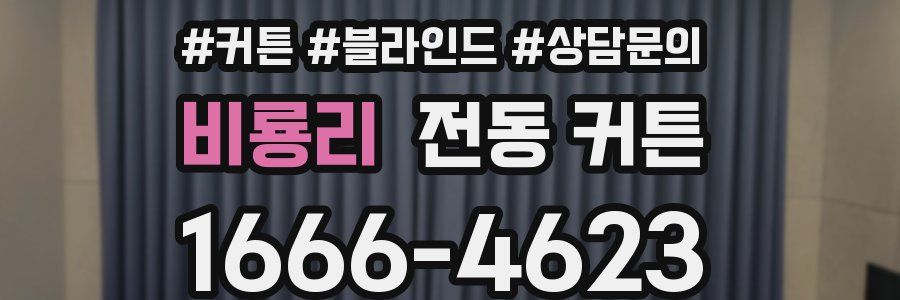 비룡리 전동 커튼