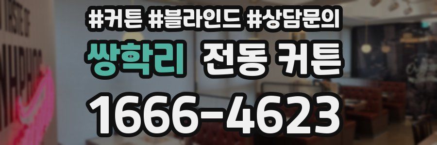 쌍학리 전동 커튼