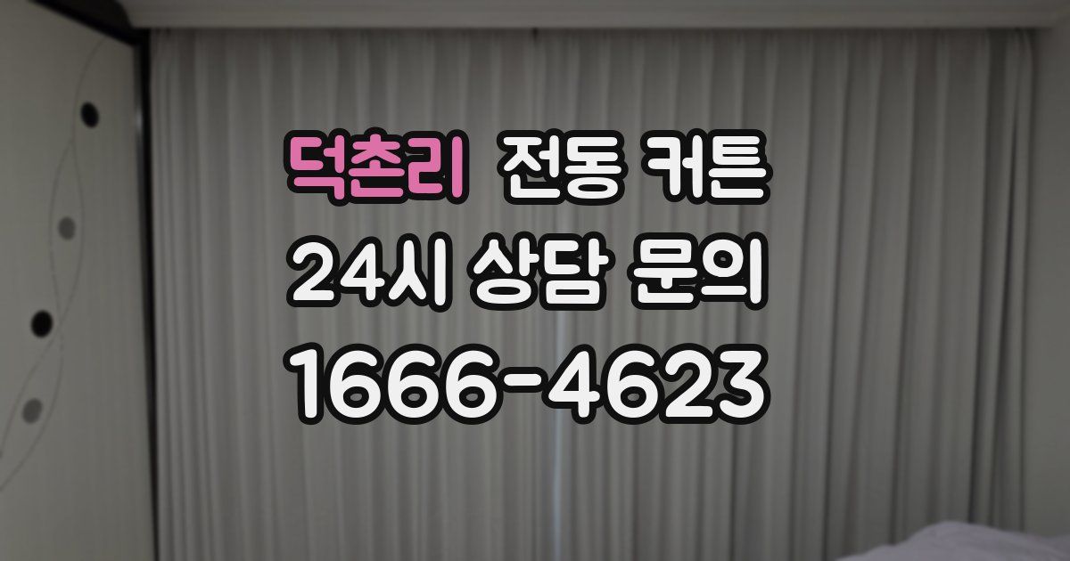덕촌리 전동 커튼