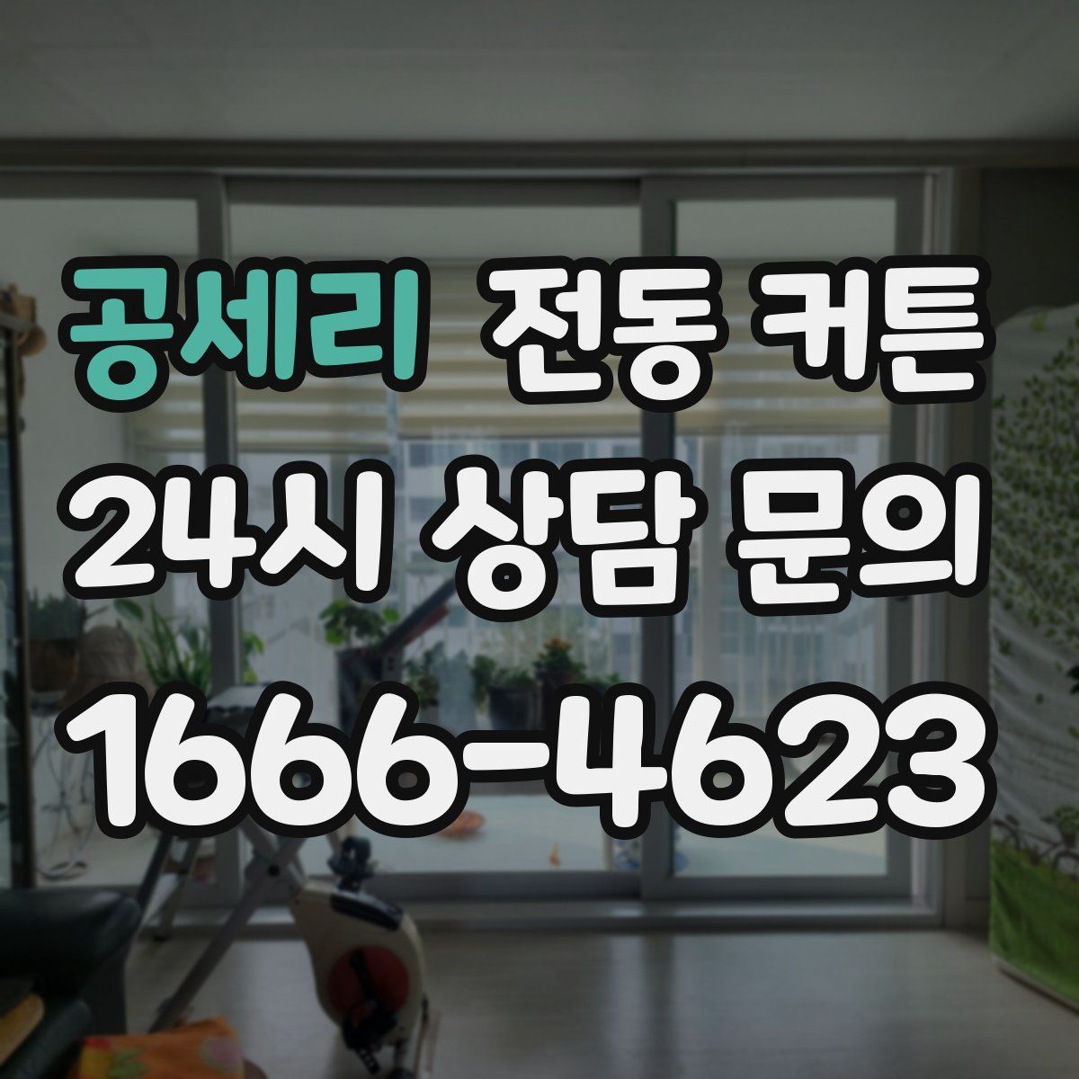 공세리 전동 커튼