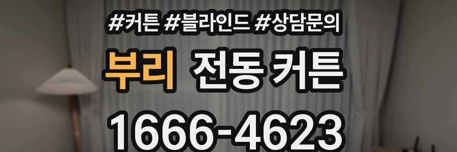 부리 전동 커튼