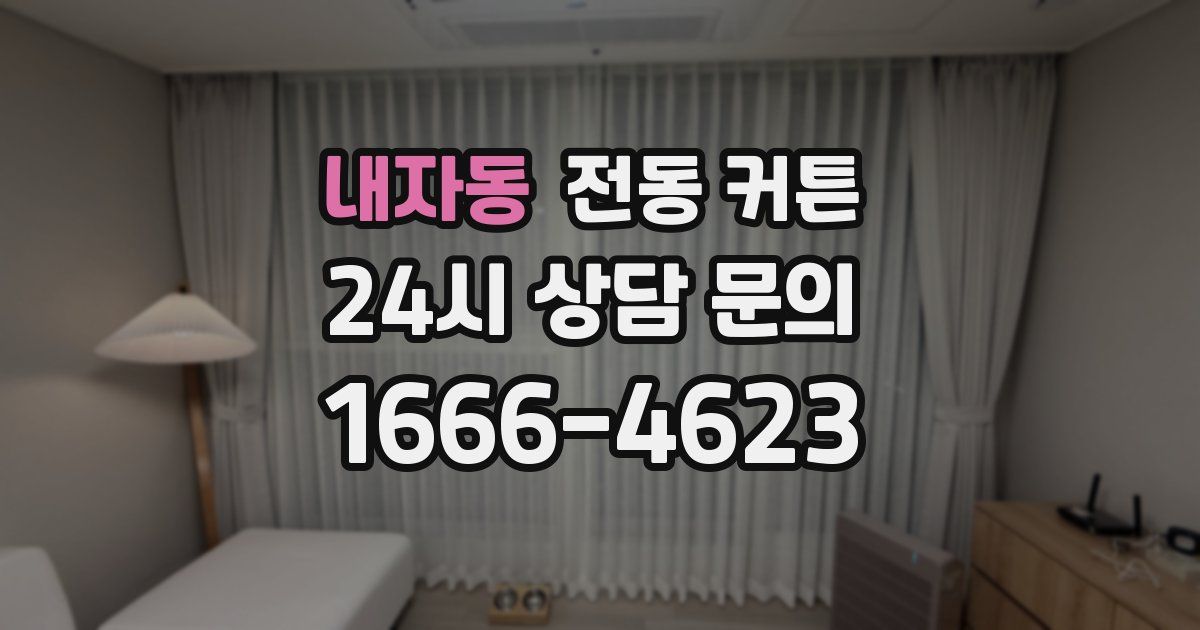 내자동 전동 커튼