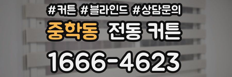 중학동 전동 커튼
