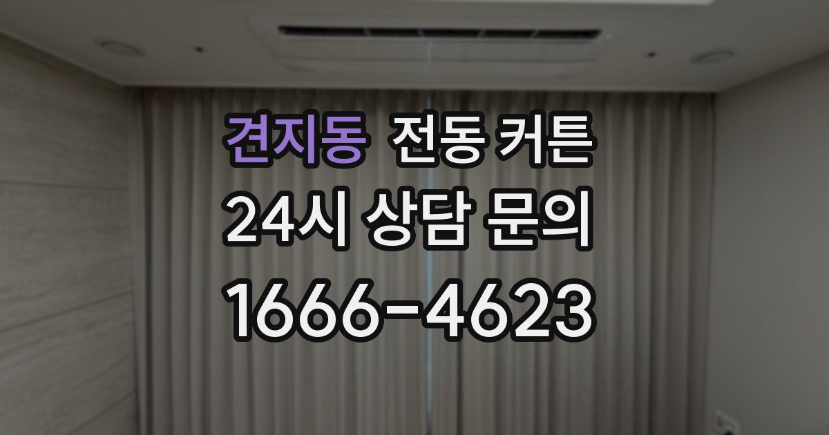 견지동 전동 커튼