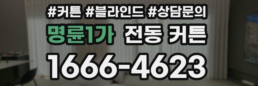 명륜1가 전동 커튼