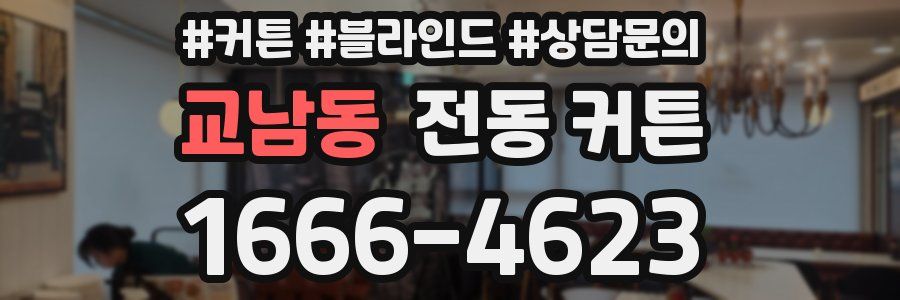교남동 전동 커튼