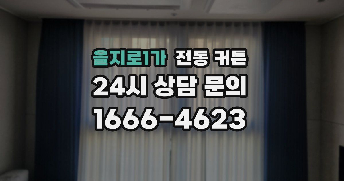 을지로1가 전동 커튼
