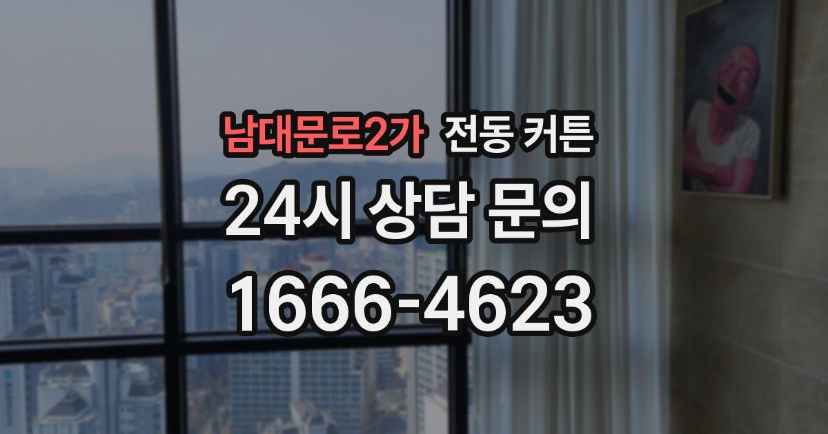 남대문로2가 전동 커튼