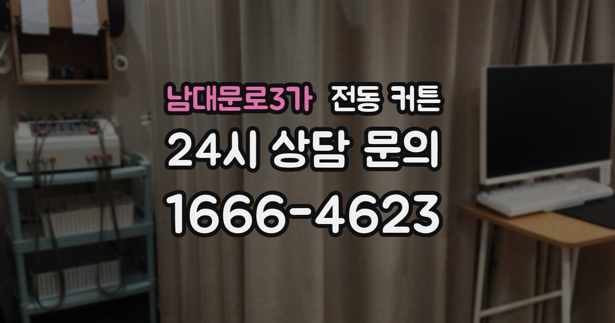 남대문로3가 전동 커튼