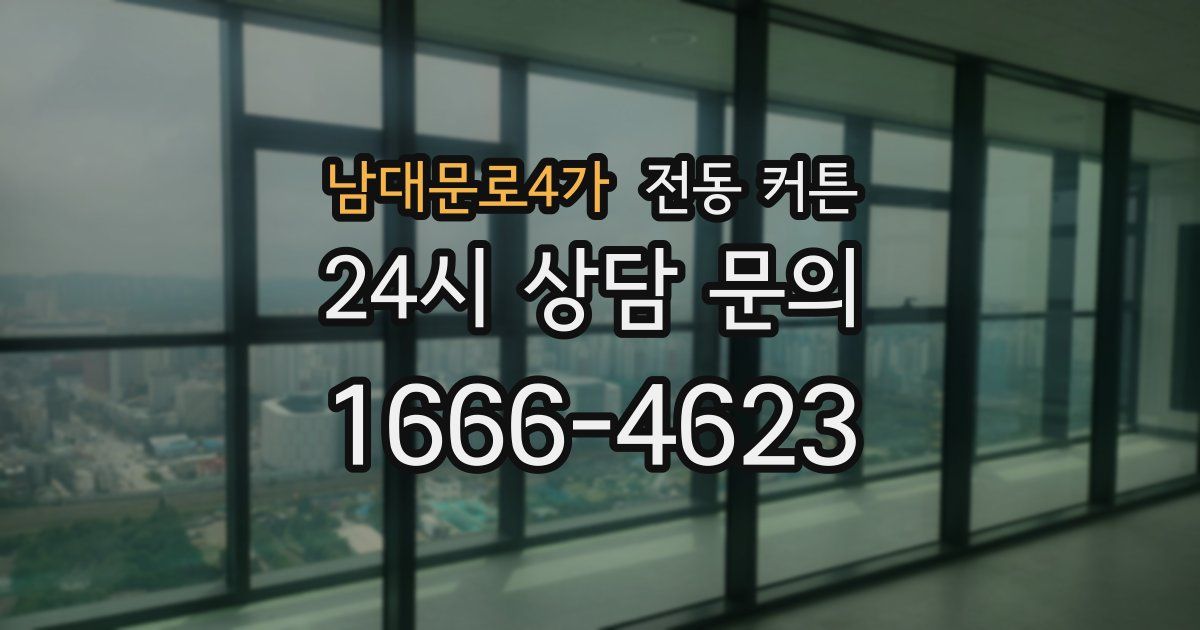 남대문로4가 전동 커튼