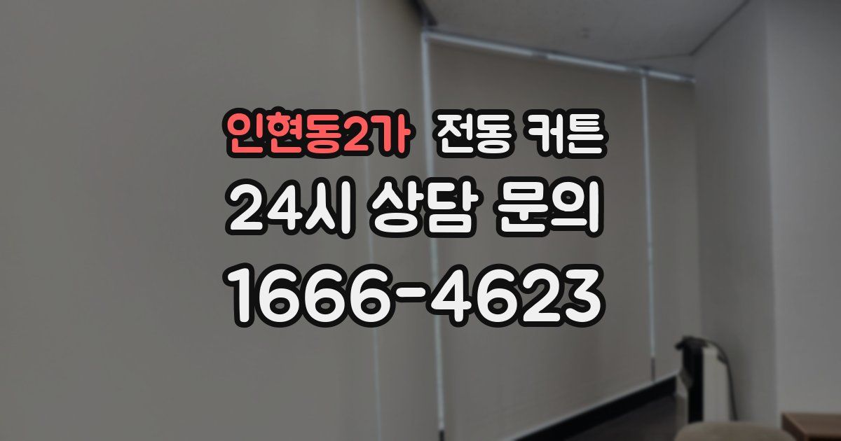인현동2가 전동 커튼