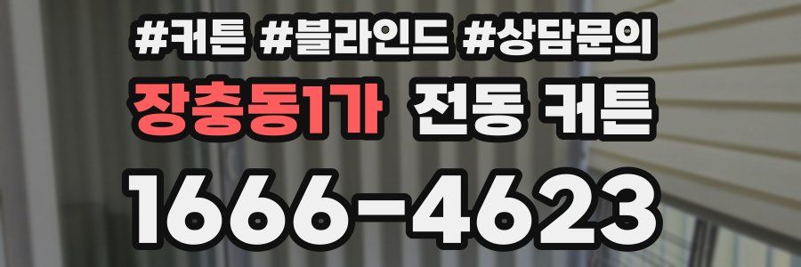 장충동1가 전동 커튼