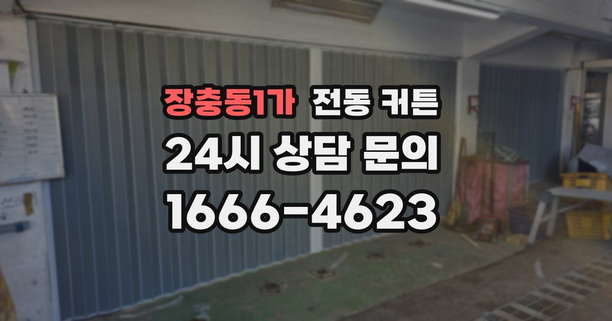 장충동1가 전동 커튼