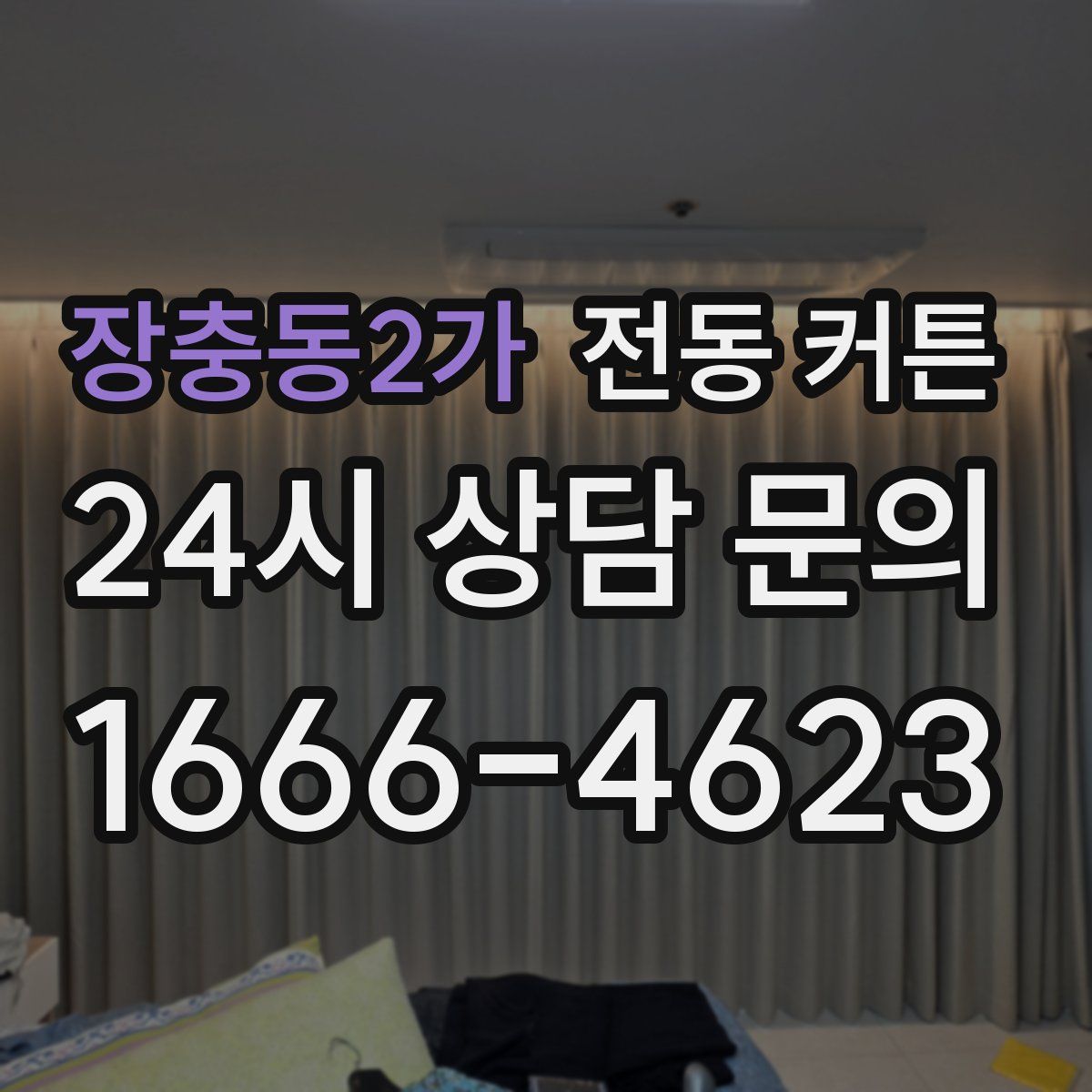 장충동2가 전동 커튼