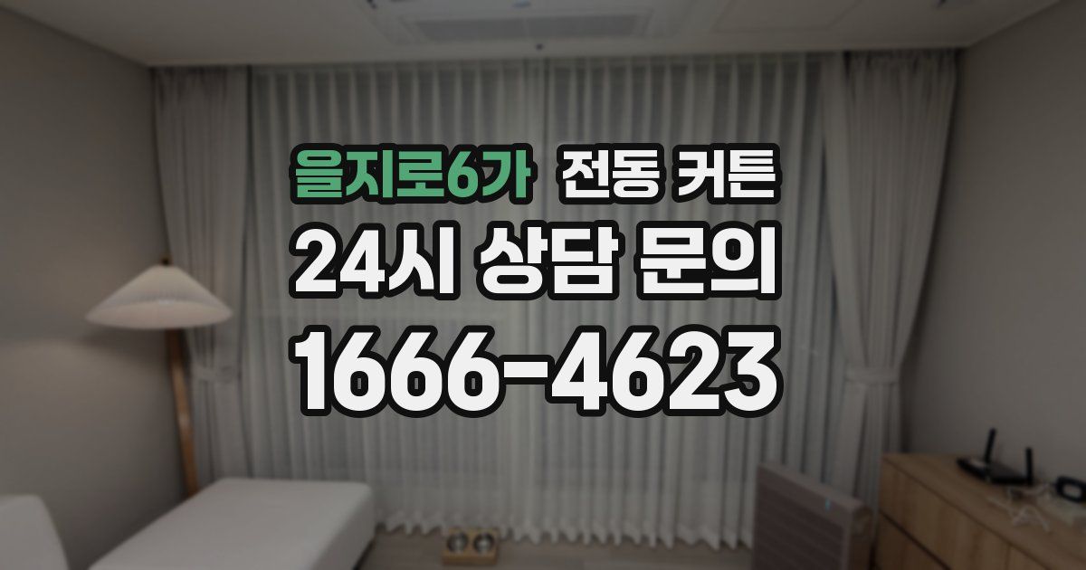 을지로6가 전동 커튼