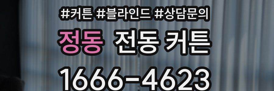 정동 전동 커튼