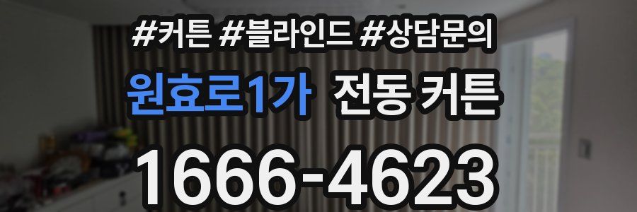 원효로1가 전동 커튼
