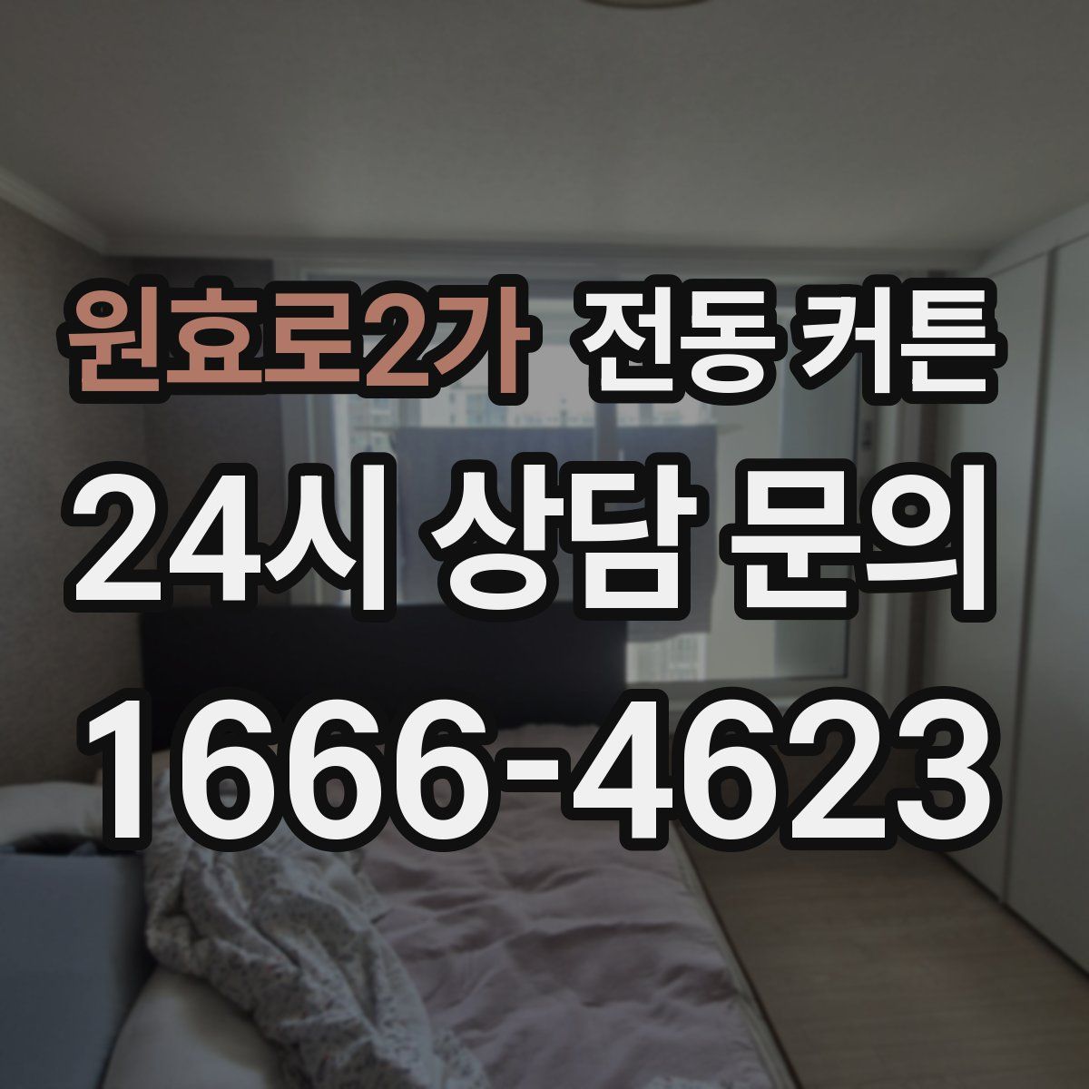 원효로2가 전동 커튼