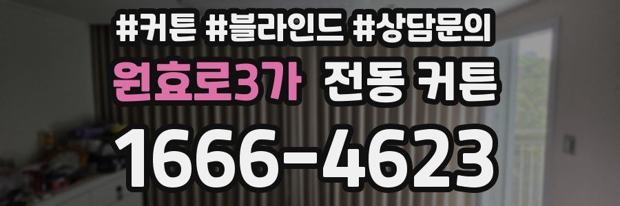 원효로3가 전동 커튼