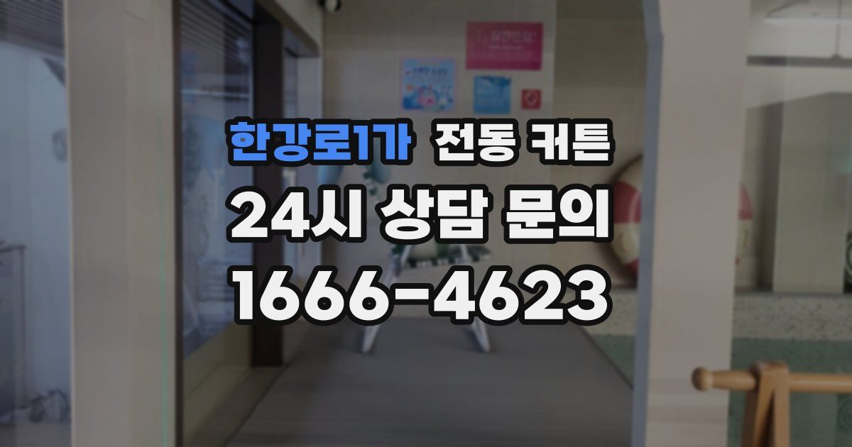 한강로1가 전동 커튼