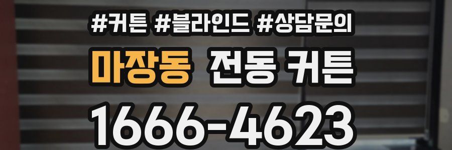 마장동 전동 커튼