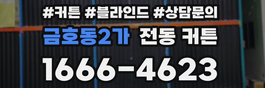 금호동2가 전동 커튼