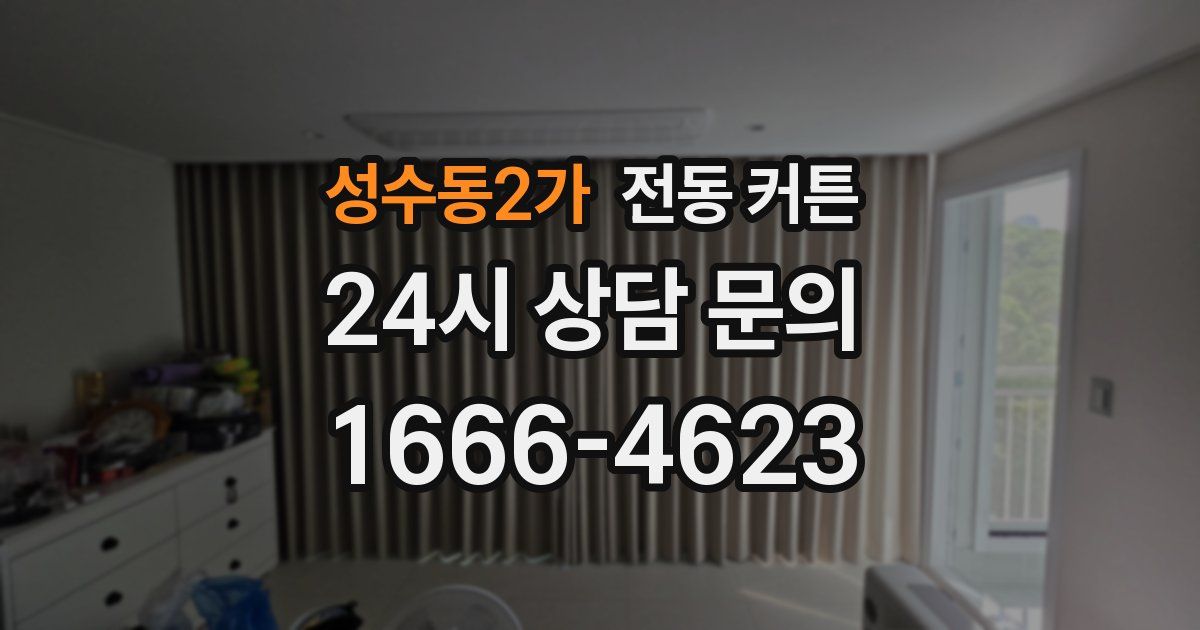 성수동2가 전동 커튼