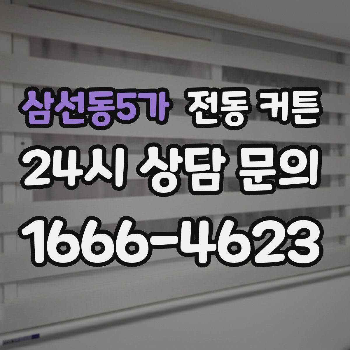 삼선동5가 전동 커튼