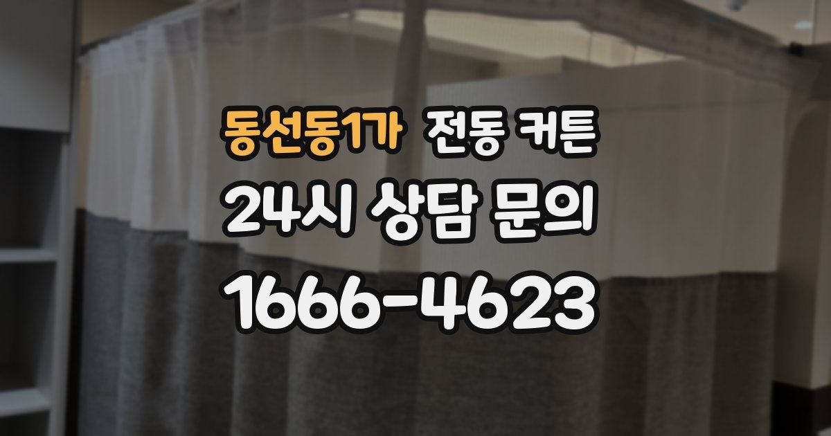 동선동1가 전동 커튼