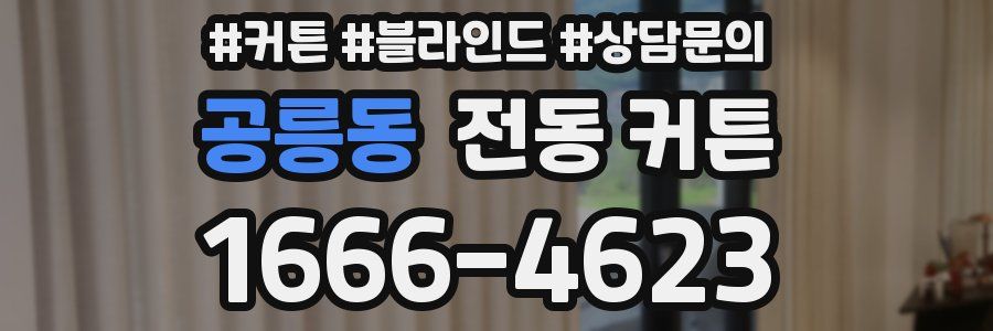 공릉동 전동 커튼
