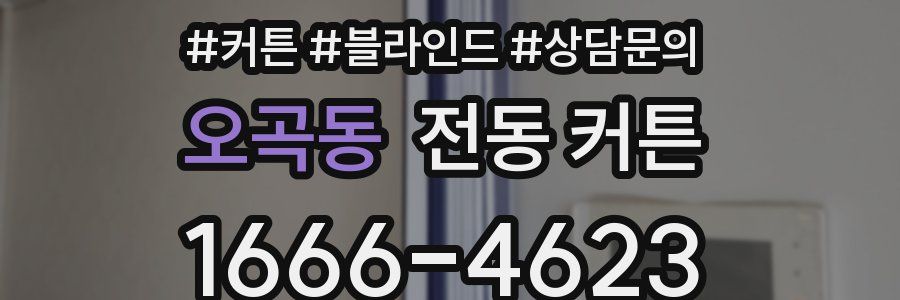 오곡동 전동 커튼