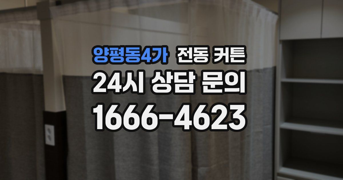 양평동4가 전동 커튼