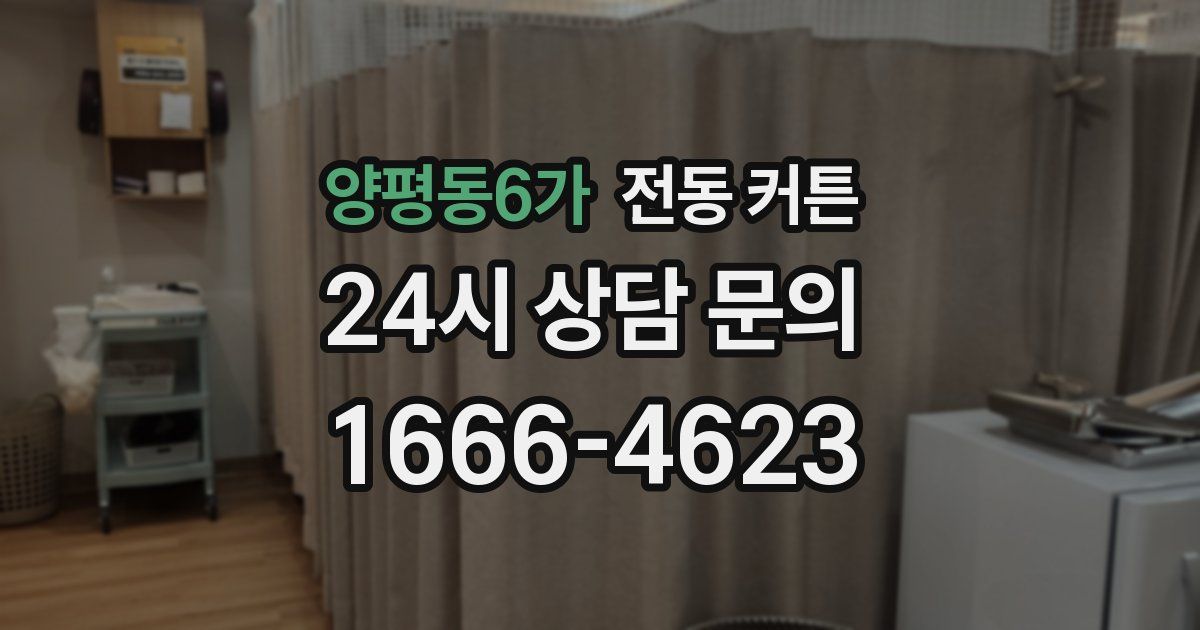 양평동6가 전동 커튼