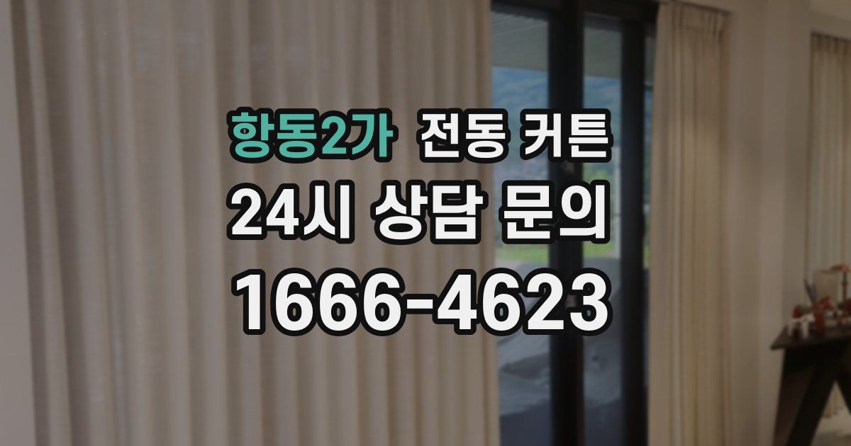 항동2가 전동 커튼