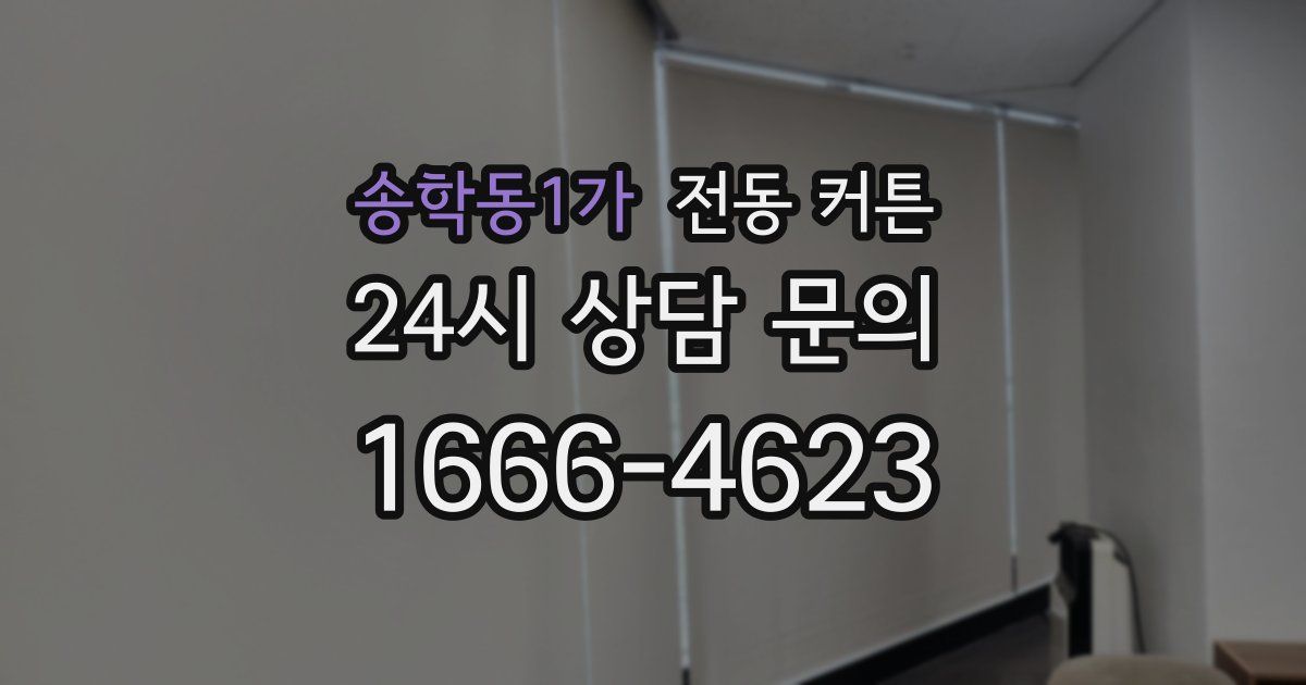 송학동1가 전동 커튼