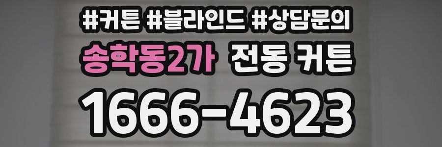 송학동2가 전동 커튼