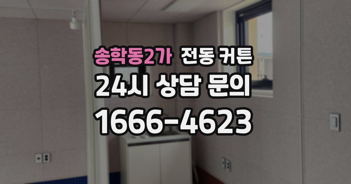 송학동2가 전동 커튼