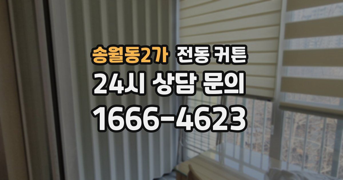 송월동2가 전동 커튼