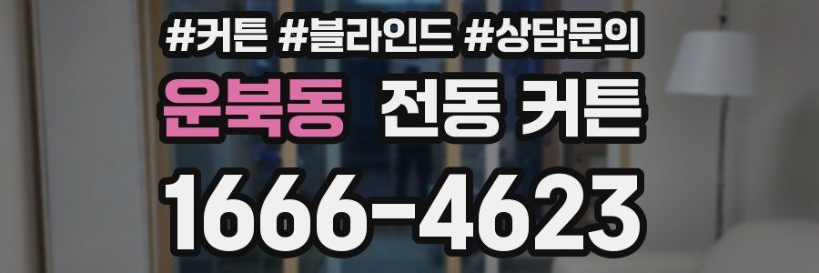 운북동 전동 커튼