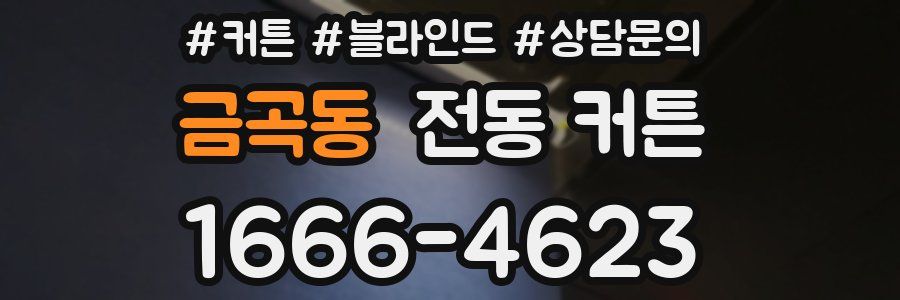 금곡동 전동 커튼