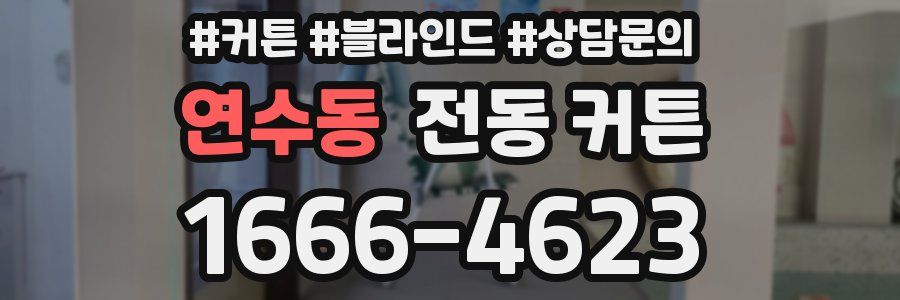 연수동 전동 커튼