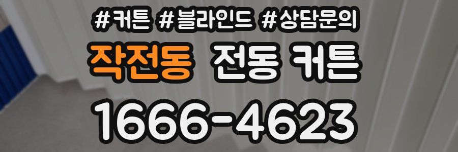 작전동 전동 커튼