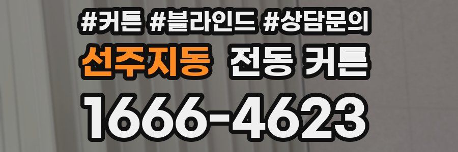선주지동 전동 커튼