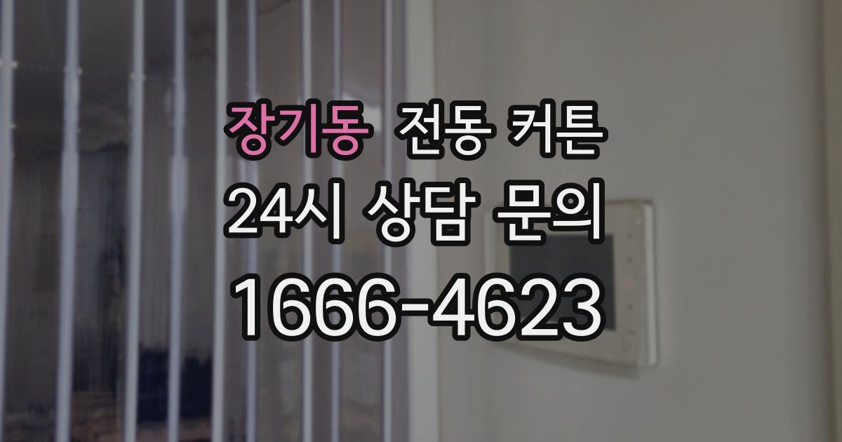 장기동 전동 커튼