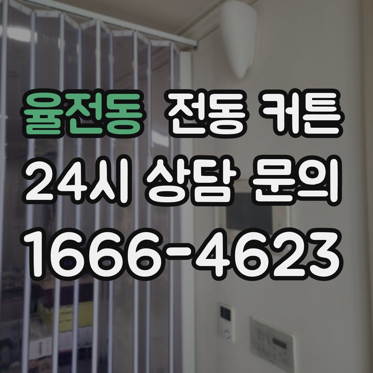 율전동 전동 커튼